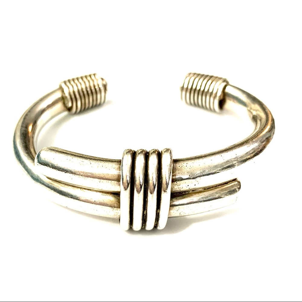 Mexico 925 Silver Modernist Bracelet